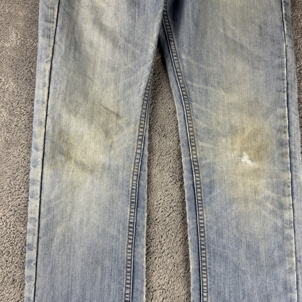Levis 511 Slim Fit Skinny Jeans Mens 29x32 Blue Light Wash Low Rise - Picture 3 of 16
